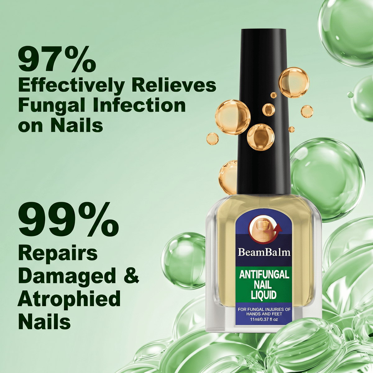 BeamBalm® Tolnaftate Nail Fungus Solution | For Fingernails & Toenails — image 2